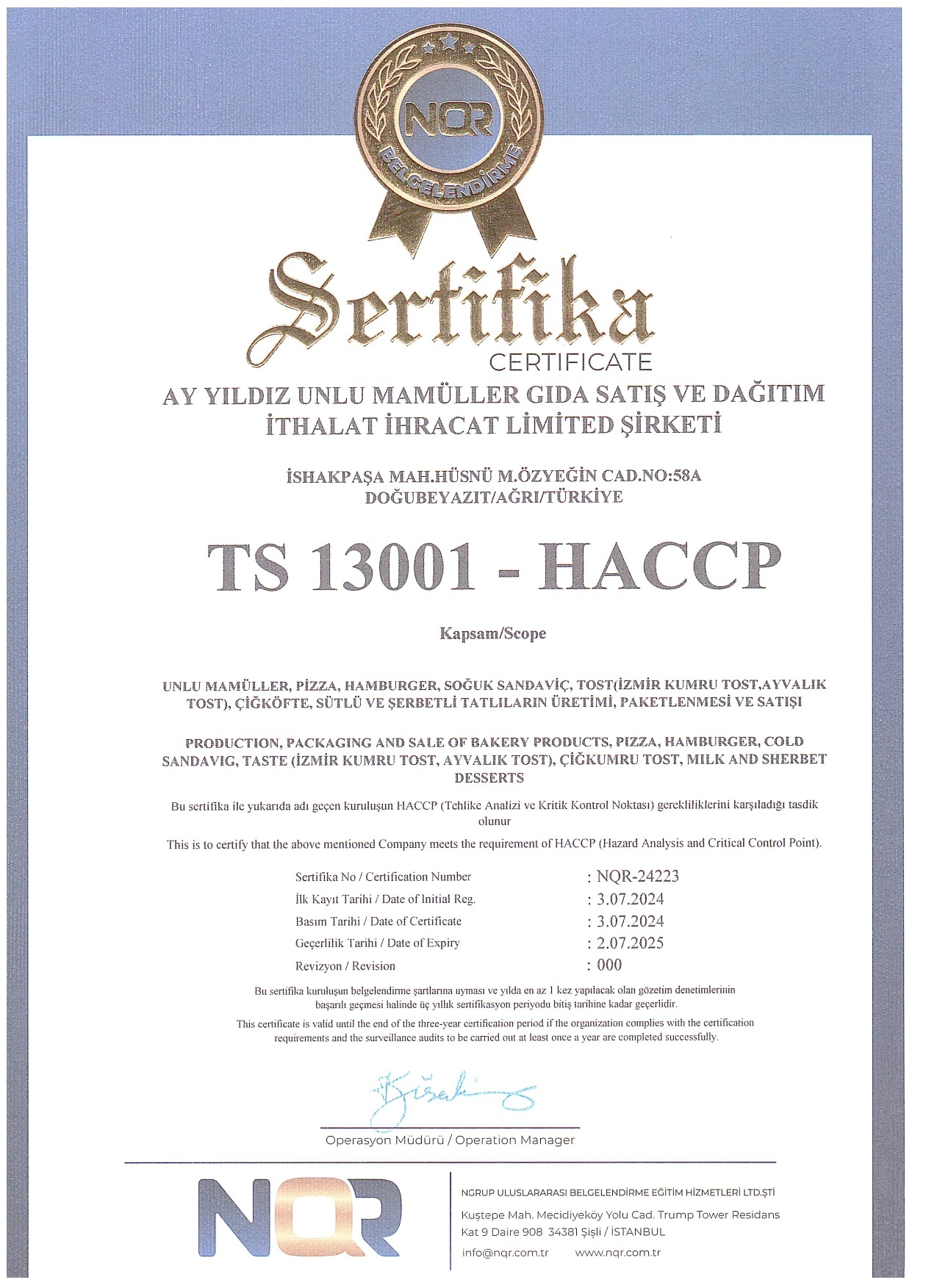 TS13001-HACCP